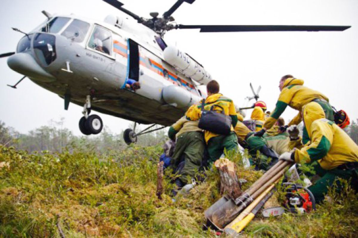 Лесо-авиационные работы, тушение лесных пожаров
